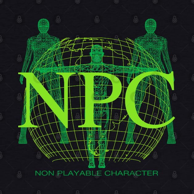 NPC - Retro Y2K Computer Graphic (non playable character) by blueversion